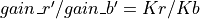 gain\_r'/gain\_b'=Kr/Kb